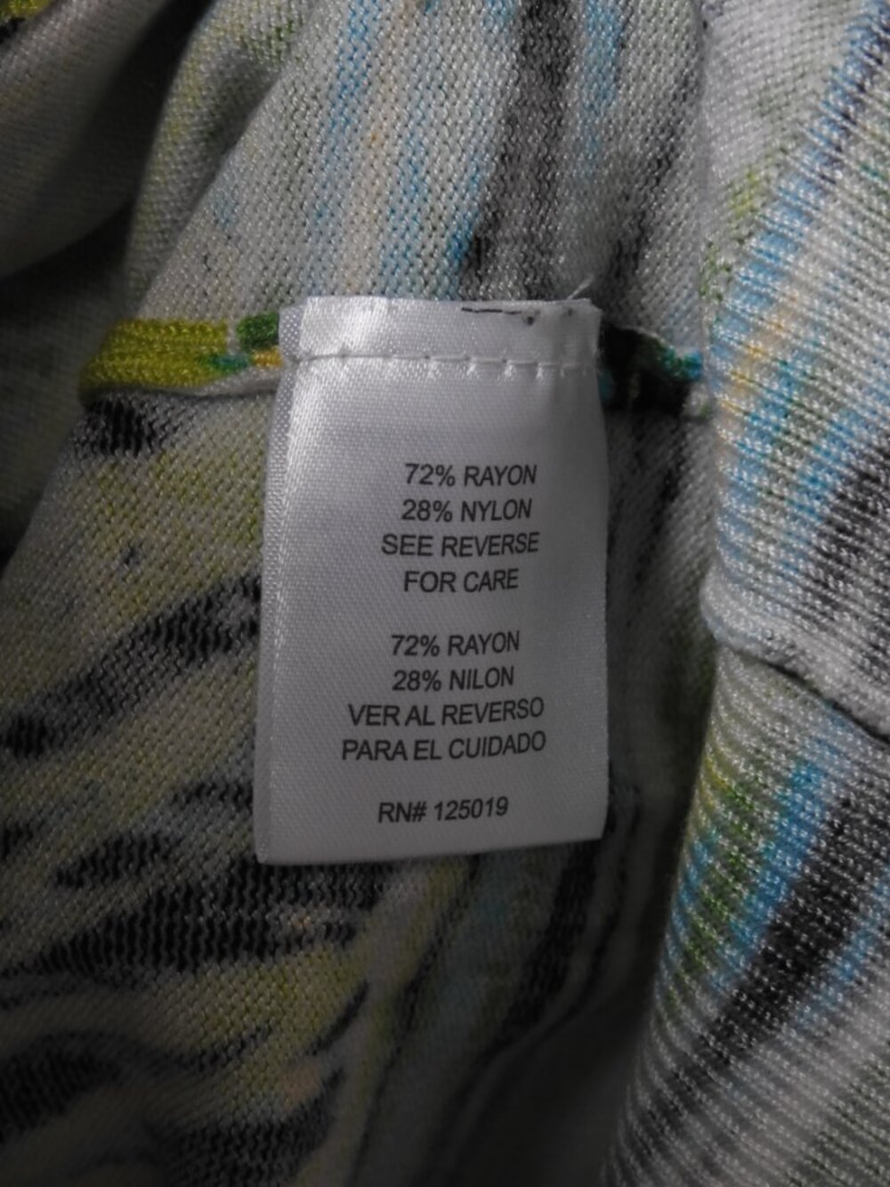 2/$22 Joseph A. Colorful Buttoned-Down Sweater Cardigan, Women's Size XL - Picture 6 of 6